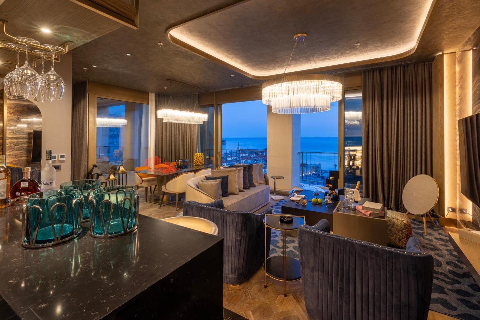 Merit Starlit Hotel & Residences Budva Bagian luar foto
